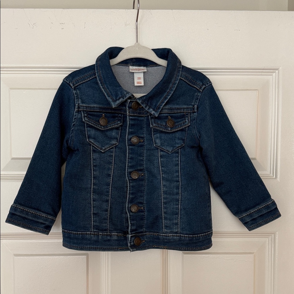 Cat & Jack Baby Classic Blue Denim Jacket Size 18M